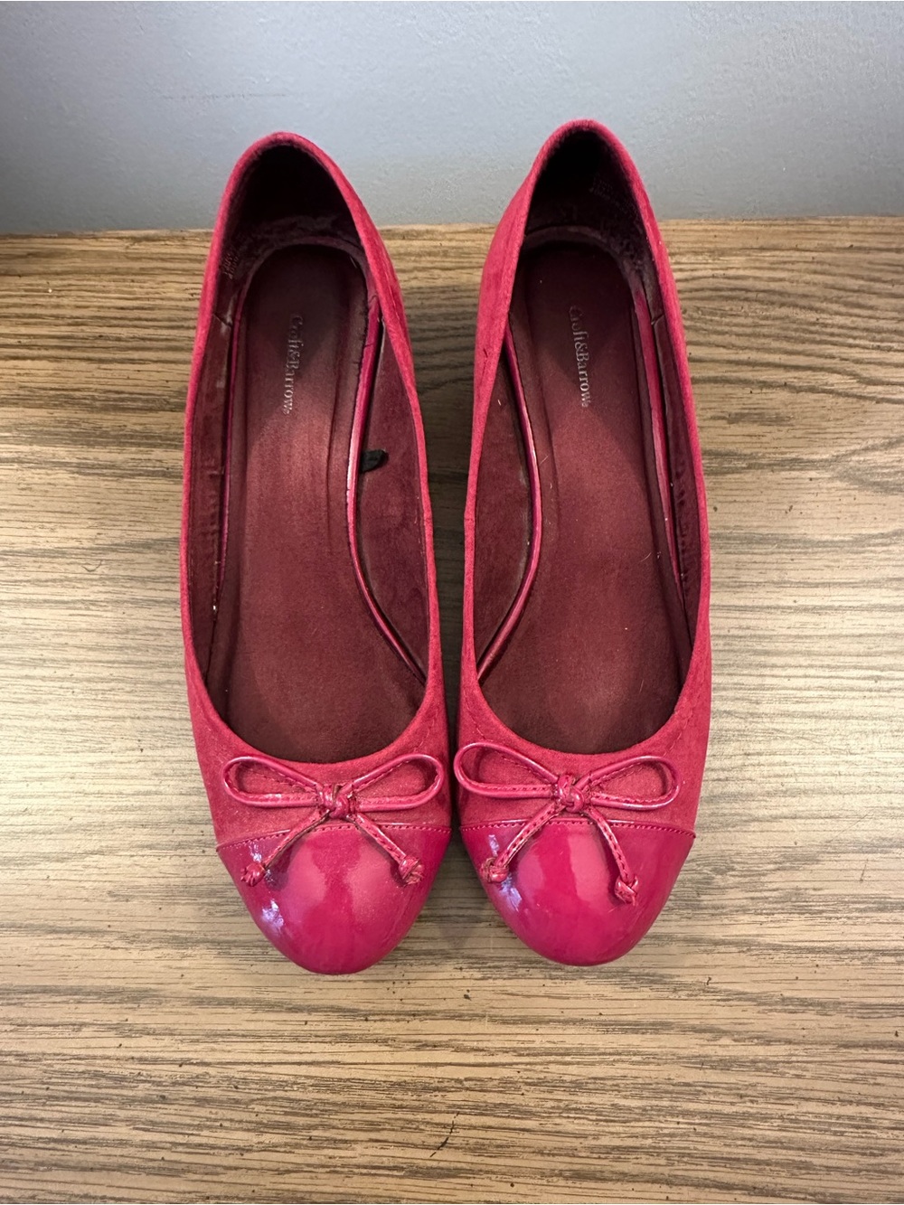 Croft and Barrow Women’s Fuscia Ballet Wedge Shoes